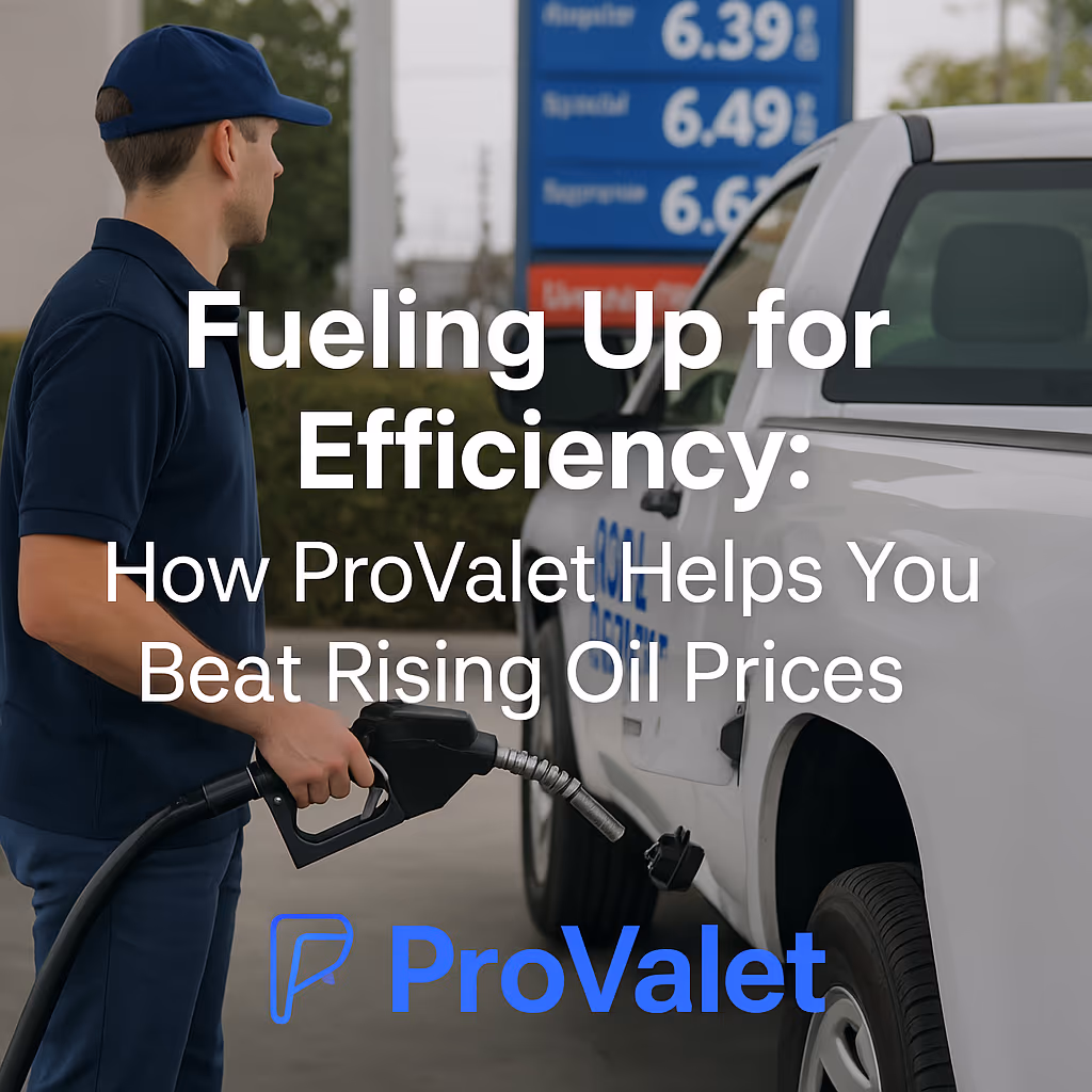 gas pump and technician