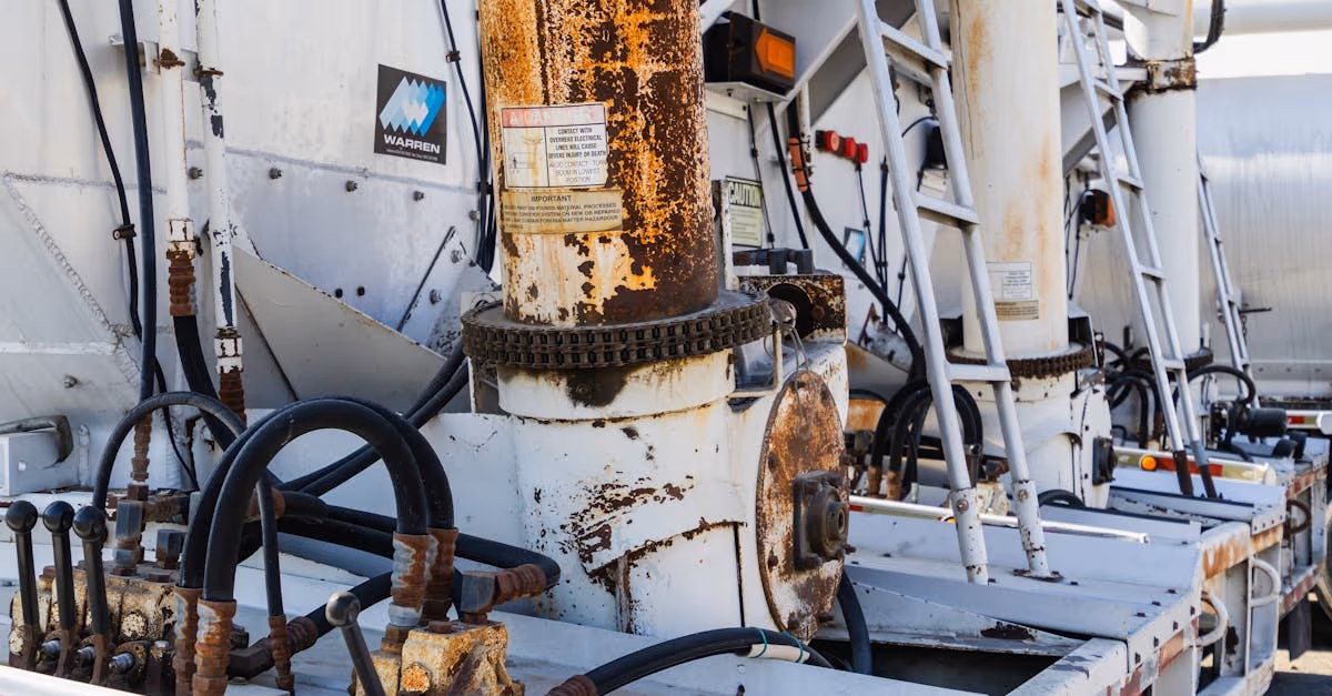 rusty machinery