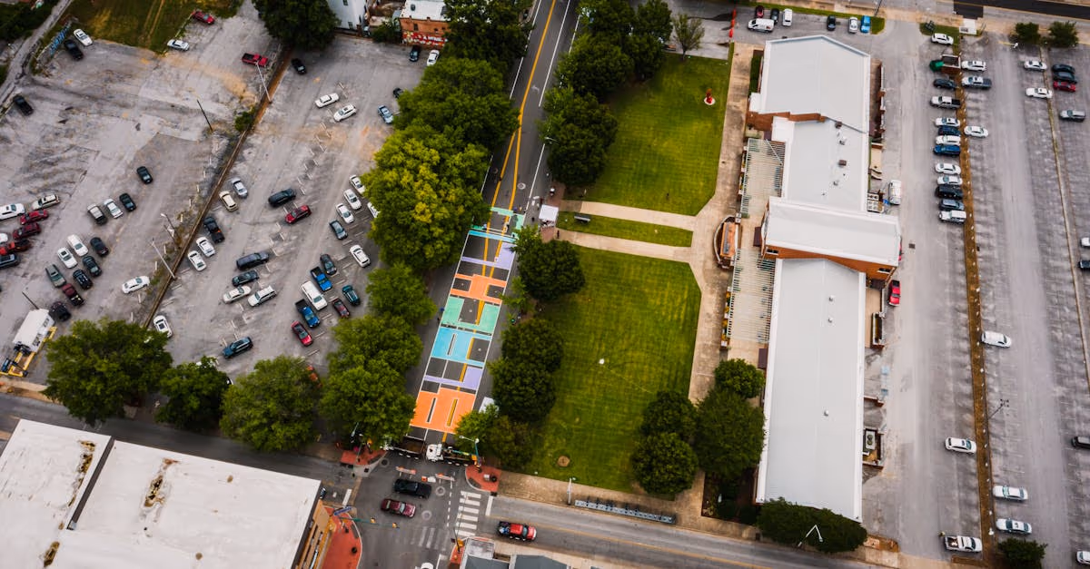 city from overhead