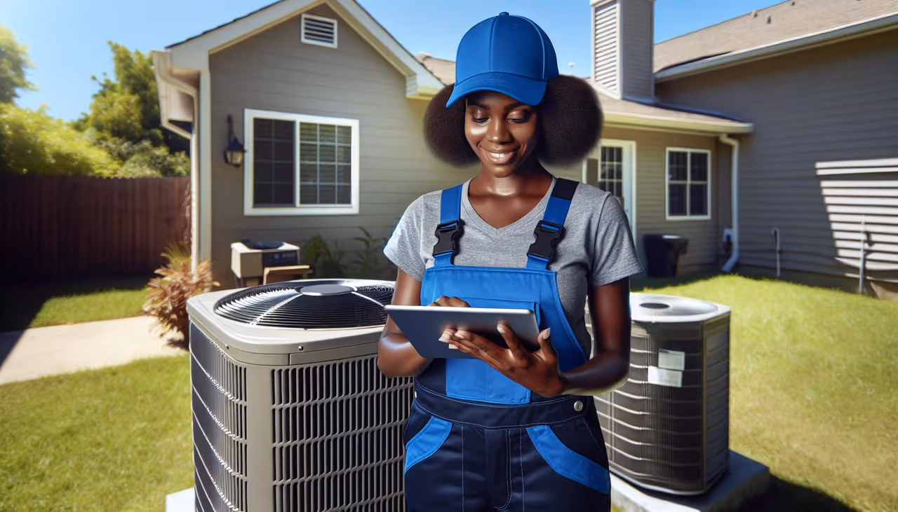 HVAC worker