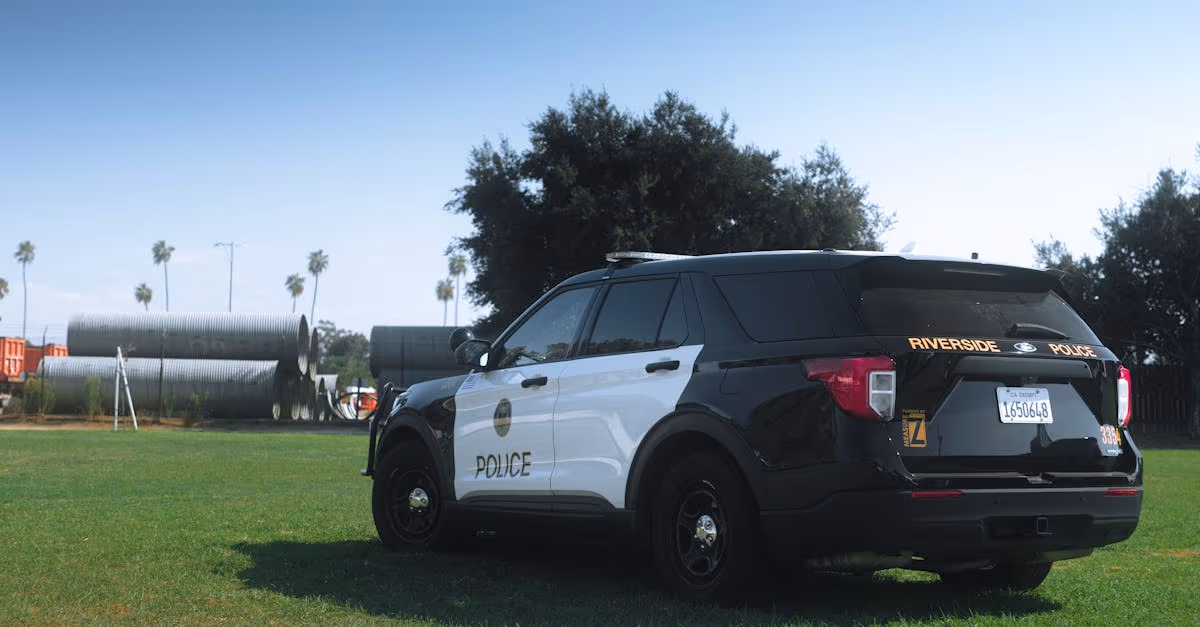 police car