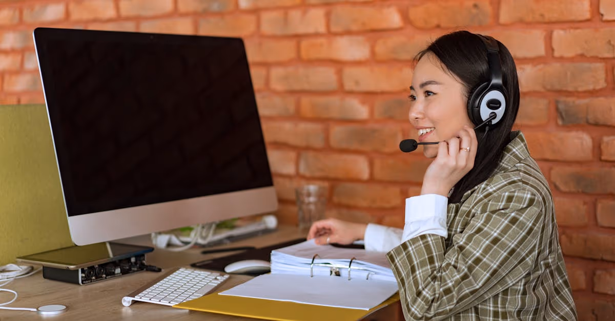 worker at computer